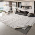 Italian-style removable double-layer rug for living room and bedroom, 2026 new arrival, easy-care bedside mat, minimalist detachable carpet