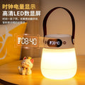 Portable night light rechargeable hanging lamp bedroom sleep aid remote control baby feeding eye protection bedside lamp clock