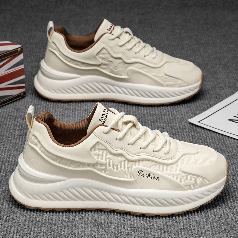 Men's winter 2025 new collection: chunky sole, height increasing, versatile casual sneakers, athletic running shoes, trendy breathable dad shoes for men