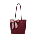 2025 new cross-border women's bag: minimalist, fashionable, retro, large capacity, letter print, handbag, shoulder bag, tote bag
