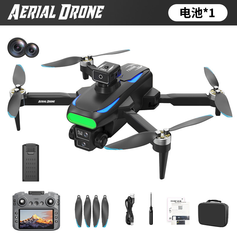 t15 large-screen screen-controlled drone, brushless, long battery life, optical flow, dual camera, high-definition image transmission, obstacle avoidance remote control aircraft