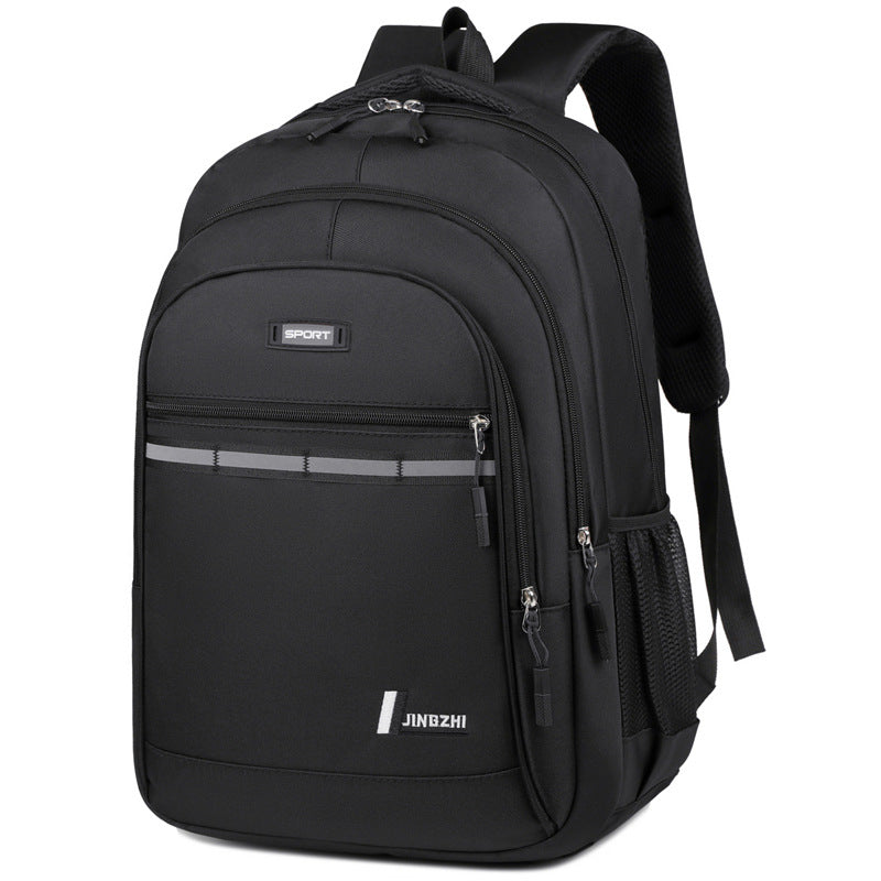 Cross-border  Men's Backpack Premium Sense Large Capacity Travel Backpack Multi-layer Simple Business Casual Backpack