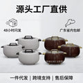 3-piece glass-lid lunch box set - insulated food container - everyday dinnerware