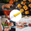 hot-selling barbecue tools stainless steel barbecue skewers heat-insulated corn forks bbq barbecue forks iron skewers for barbecue