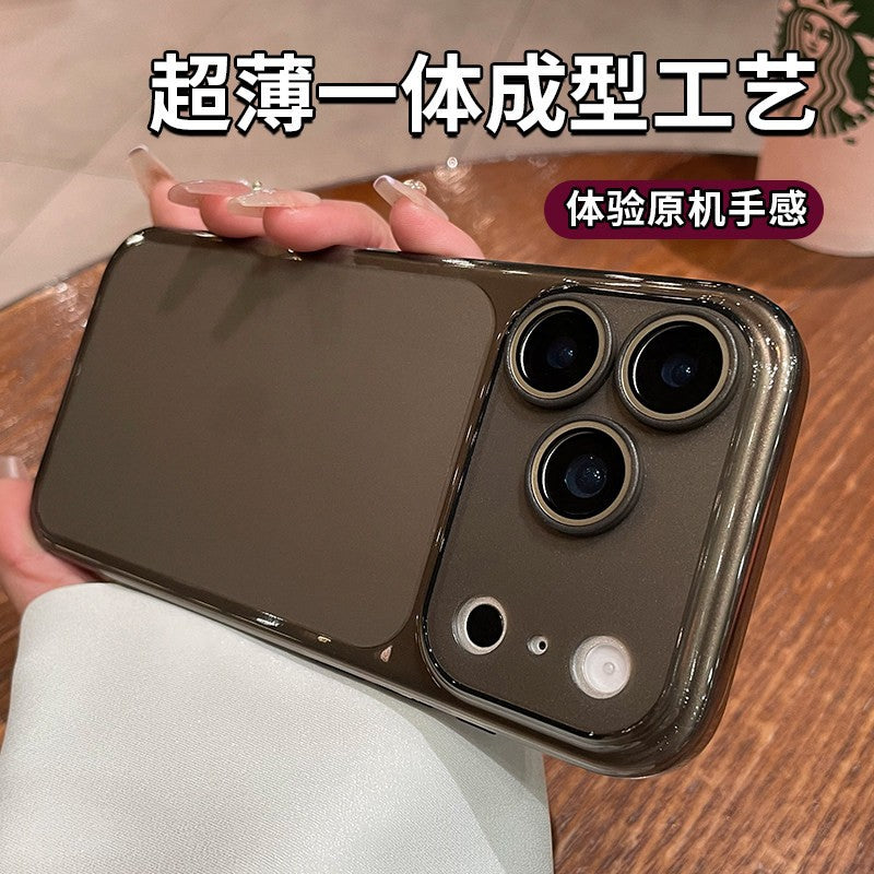 Instantly upgrade to a larger view with this ultra-thin iphone 17 pro max case. featuring a minimalist, soft-touch sandblasted finish, this protective cover is also compatible with iphone 16 and 15