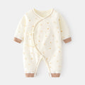 Babylonese onesie baby type a khaki spring & fallpure cotton newborn monk suit romper men's and women's baby inner clothes