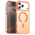 Double-layer imd candy color magnetic suction suitable for iphone17promax mobile phone case apple 15/14 frosted anti-fall case