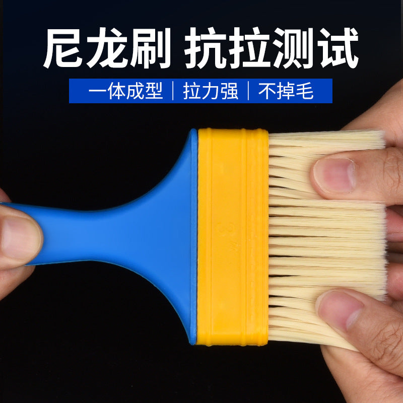 Nylon bristle paint brush, paint brush, adhesive brush, industrial implant brush, cleaning brush, dust removal brush, oil painting brush