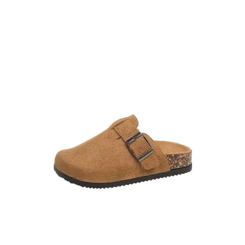 Kids' birkenstock-style clogs: all-season closed-toe slippers for boys and girls, perfect for outdoor wear, toddlers and young children, bean-shaped sandals, suitable for home use
