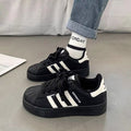 Girls' shell toe sneakers - new  spring/autumn collection - breathable, versatile casual sports shoes for students (sizes for mid-to-large children)