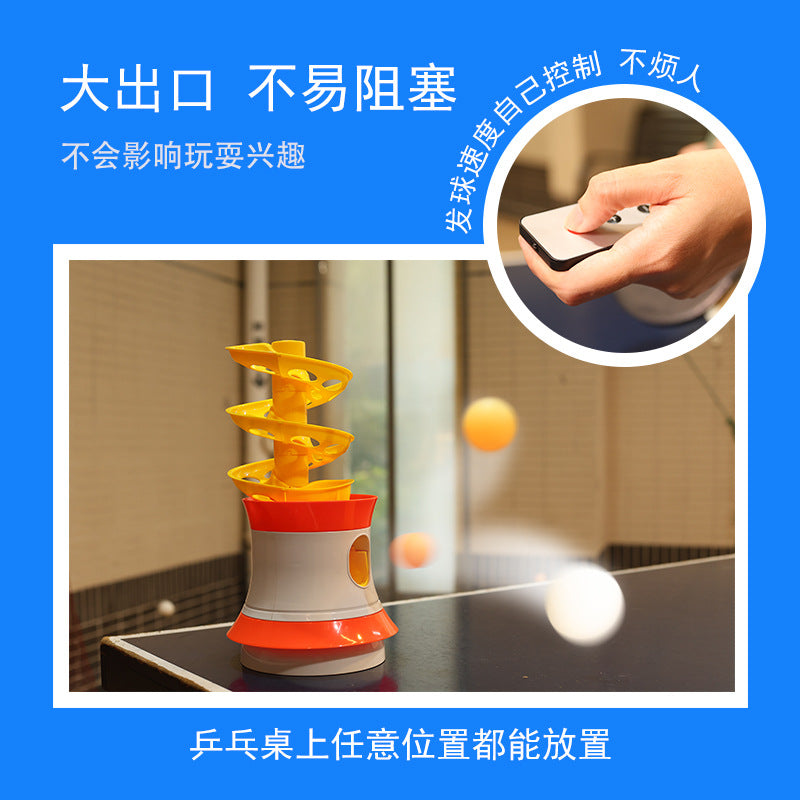 kids table tennis training device electric ball machine sports ball machine kids ejection ball toy