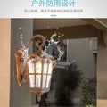 Outdoor wall lamp - waterproof courtyard, balcony, villa, european style exterior, antique-style gate, courtyard lamp post, wall light