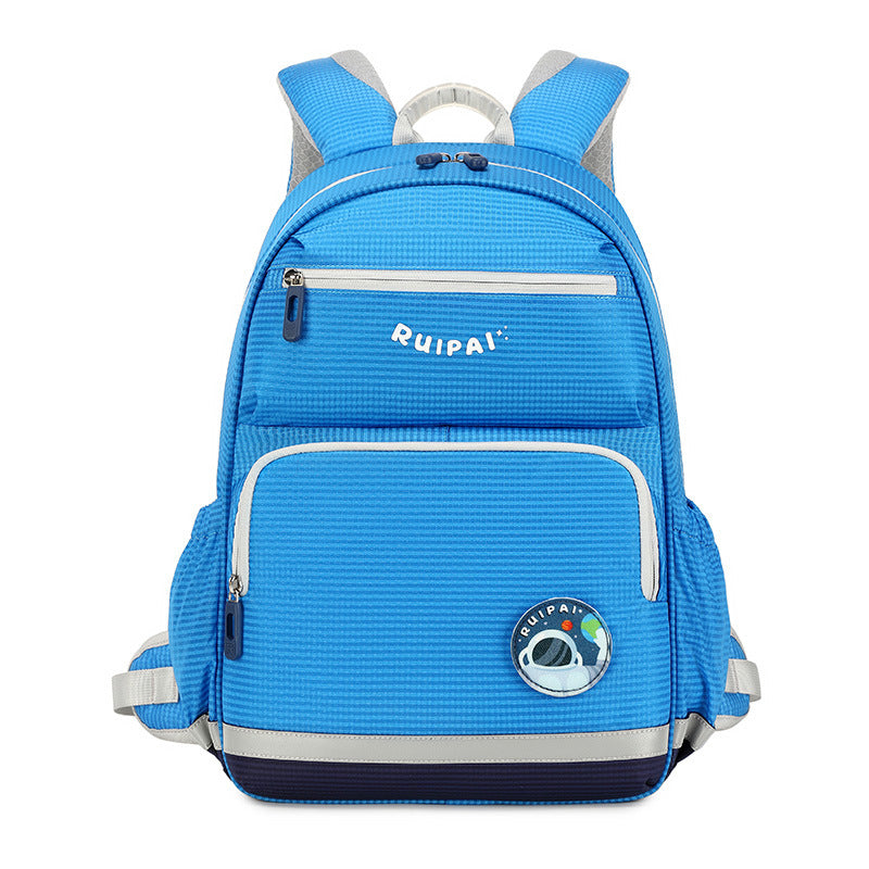 Rui brand schoolbag children's 3-6 grades primary school students spine care and burden reduction backpack men's large-capacity lightweight schoolbag wholesale