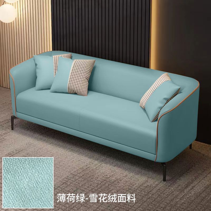 Sofa small apartment rental house living room simple modern apartment popular double slot three slot technology cloth small sofa