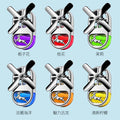 Car aromatherapy air outlet perfume yulu ping an incense car decoration long-lasting light fragrance car rotate fan