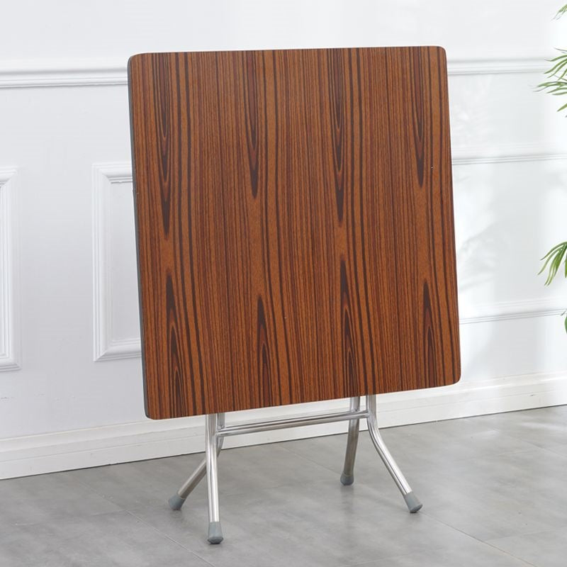 Rental house square foldable dining table stall for home dining table mahjong table for home square table simple foldable table