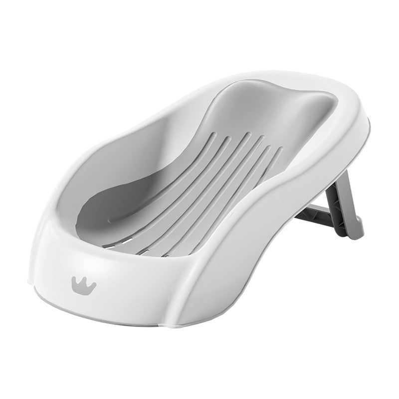 Direct from the factory: customizable baby bath support net, newborn sit-and-stand aid, baby bathtub with temperature-sensitive bath rack