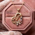 Mother's day bestseller: copper-plated zirconia heart necklace - women's luxury fashion, unique design, perfect holiday gift, choker jewelry