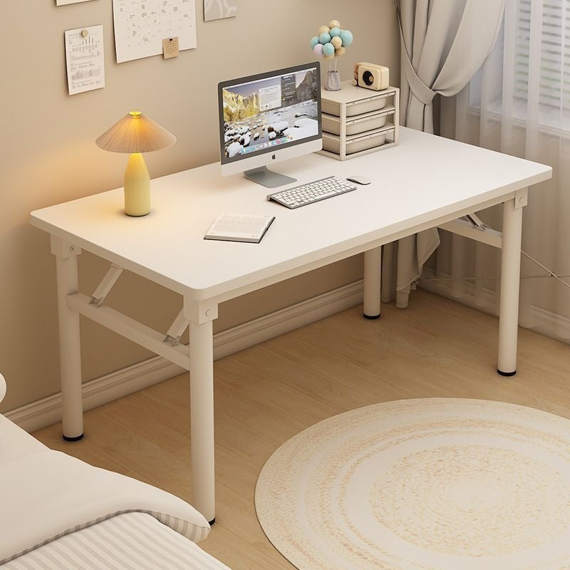 Casual folding table rental house desktop computer table simple dining table for home reinforced double beam installation-free study table