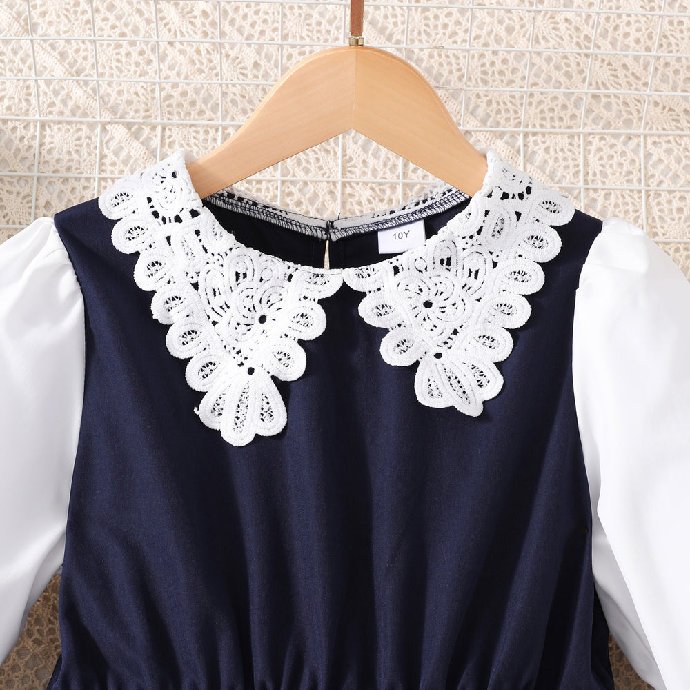 Girls' (tall) dress, peter pan collar dress