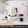 Double valve moka pot set coffee maker gift box set hand brew coffee utensils souvenir hand brew coffee gift