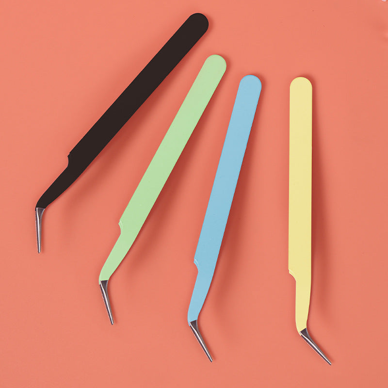 123Mm false eyelashes, precision forceps, high occlusal forceps, glue-free eyelash partner, cost-effective dopamine color