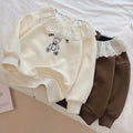 Kids' & teens' new autumn sweatshirt, sizes 110-160, stylish base layer, cartoon long sleeve, sweet & trendy tee for girls