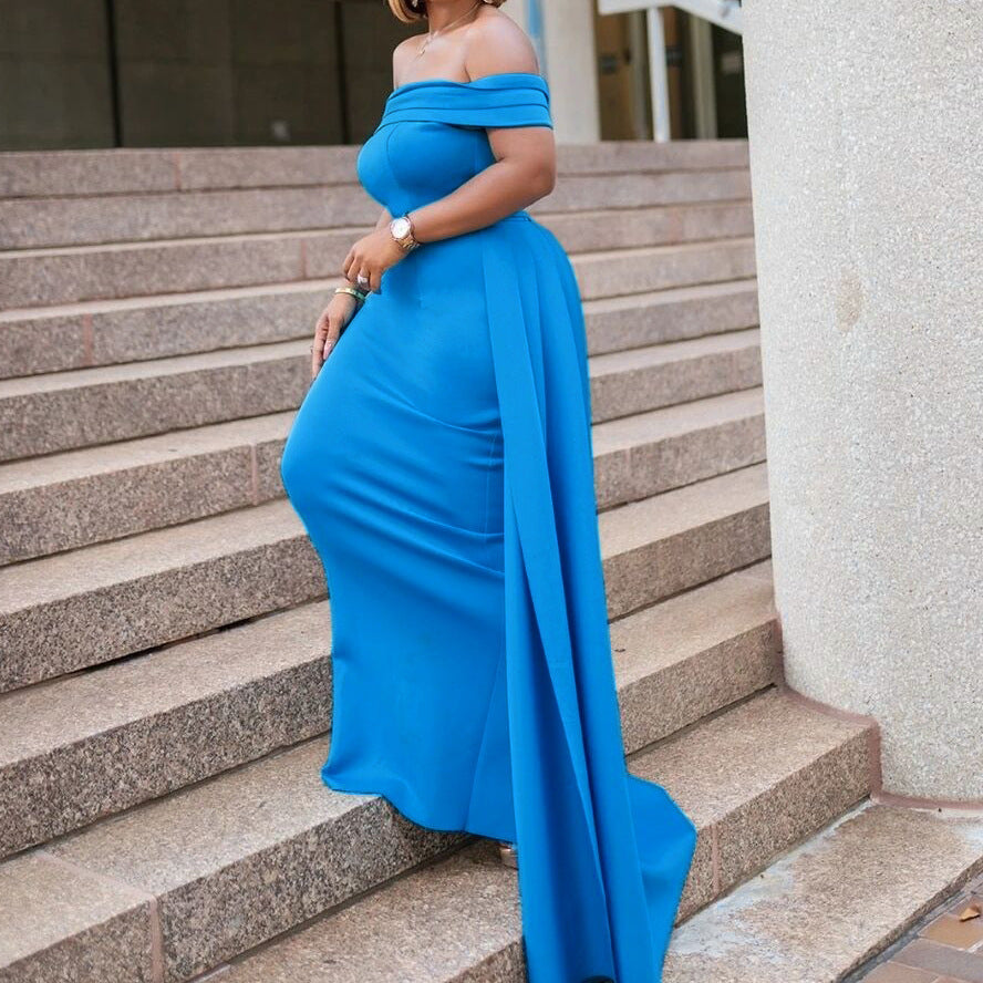 C8433  new arrival: sexy off-the-shoulder evening gown/maxi dress for  &  - export quality, european & american style