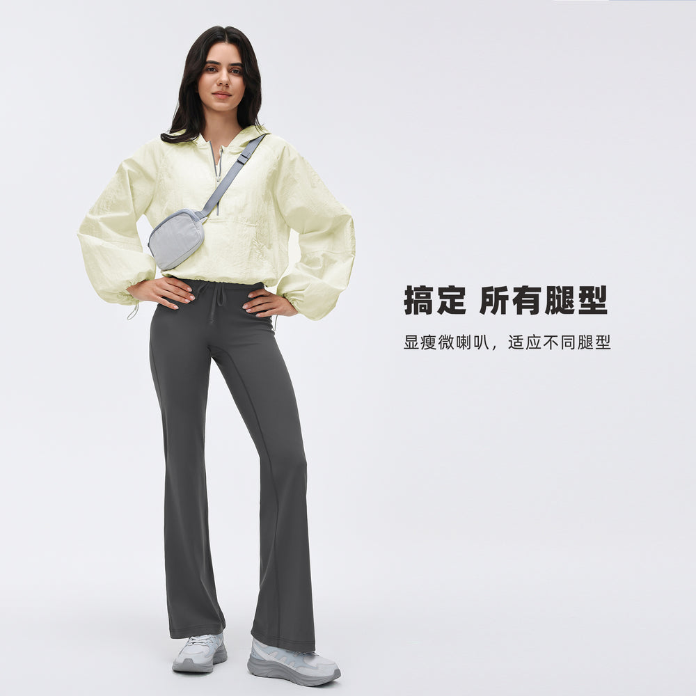 【customization available】high-waisted professional pilates bootcut yoga pants for women - oem/odm private labeling supported