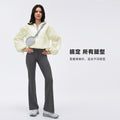 【customization available】high-waisted professional pilates bootcut yoga pants for women - oem/odm private labeling supported