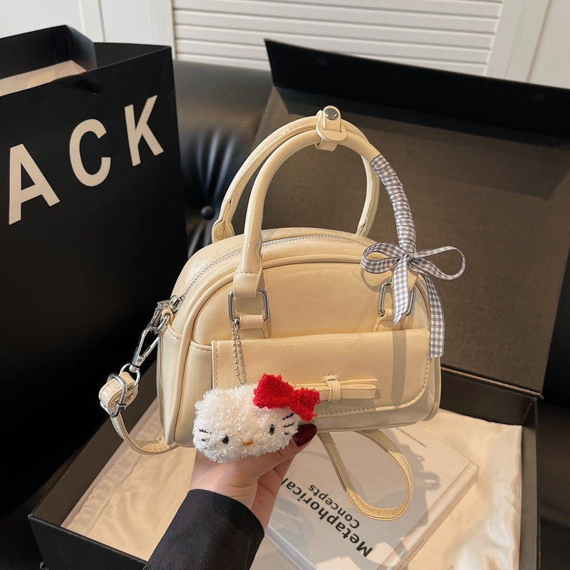 Crossbody bag women's  new simple casual commuter shoulder bag Korean version fashion high-end versatile bag women