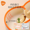 Baby plate silicone suction cup all-in-one independent eating three-compartment children's tableware suit complementary food bowl wholesale