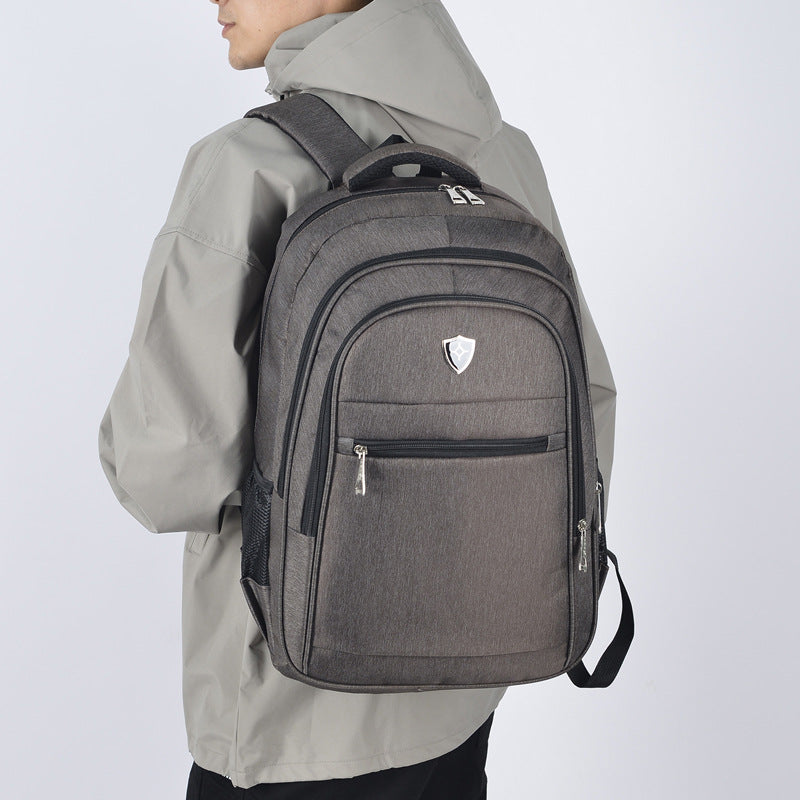 School bag for men, junior high school students, high school students, college students, plus large capacity backpack, adult luggage bag, travel bag, backpack.