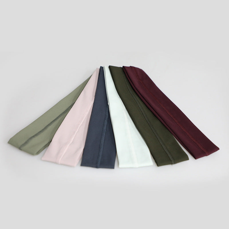 Summer new sports headband - solid color yoga headband, moisture-wicking, sweat-absorbing, elastic fitness headband pj-002