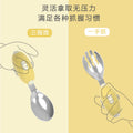 Baby spoon newborn food feeding spoon 6+ months baby spoon silicone soft spoon short handle - direct from the factory