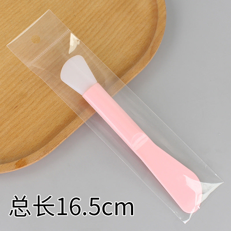 Beauty silicone brush facial mask brush makeup brush soft bristle head brush mud mask beauty tool fan-shaped fruit acid brush