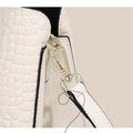 Genuine leather women's shoulder bag - premium crocodile-embossed tote bag for women, new 2024 collection, versatile and stylish crossbody bag