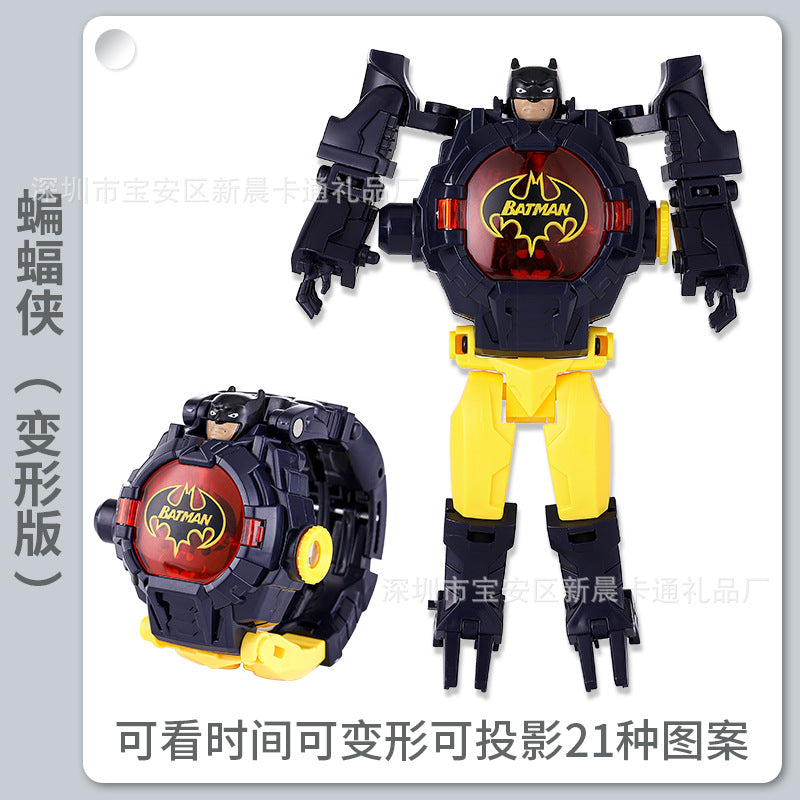 Ready-to-ship, hot-selling ultra slow transforming projection electronic watch toy – perfect gift for boys, girls, and students. dropshipping available