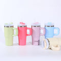 14oz stainless steel car cup mini ice cup macaron thermos cup cross-border convenient cup