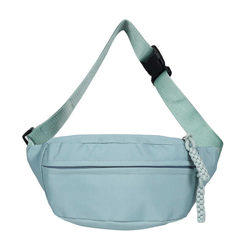 New breast bag women ins cool large capacity messenger bag casual Japanese students shoulder backpack light sports