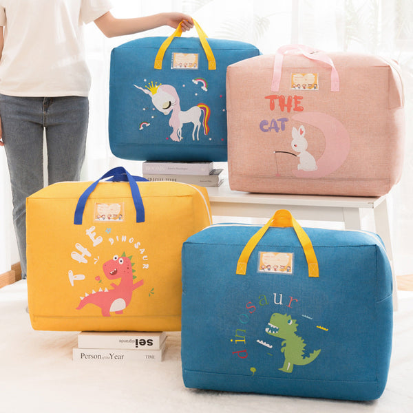 Kindergarten quilt storage bag, luggage storage, moving bag, hand-held finishing clothes, quilt, moisture-proof and dust-proof bag