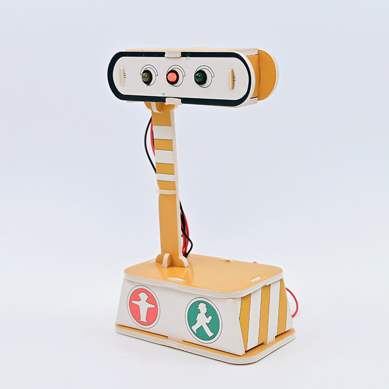 KT board traffic light, traffic helper children's educational technology small production children's STEAM science experimental materials