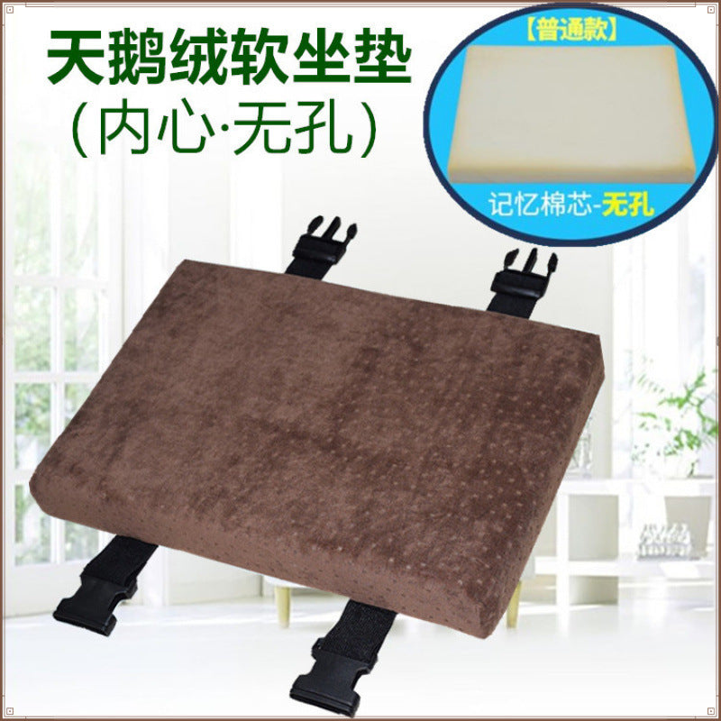 Summer clothing work seat cushion butt super soft latex seat cushion double-sided summer seat cushion cool and breathable student chair cushion