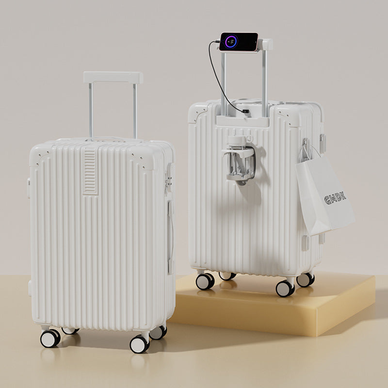 New child and mother suitcase silent universal wheel 20 inch boarding case large capacity trolley case 26 inch wedding case password