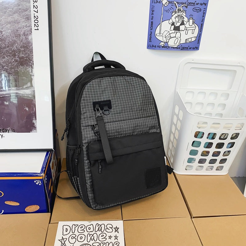 Backpack export model casual lightweight middle school student college student school bag large capacity casual travel breathable lightweight