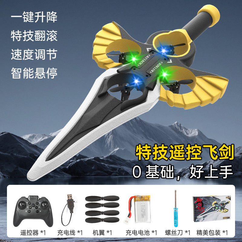 [customized] flying sword remote control flying sword aircraft toy flying sword drone model gift aircraft model