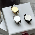 European and american export new arrival rotating ring, european and american creative design rotating polished ring necklace exquisite jewelry