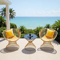 New arrivalins style iron casual single sofa coffee table suitaccessible luxuryfor home balcony table sofa chair combination