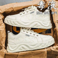 2025 new men's breathable versatile bestselling athletic leather casual chunky sole height increasing anti-slip trendy shoes