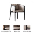 Scandinavian solid wood dining chair for home restaurant backrest chair chair modern casualaccessible luxury hotel chair saddle chair